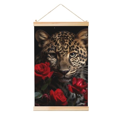 Impression sur toile amusante art vintage, grand tableau mural suspendu de 91x61 cm