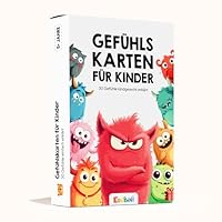 Gefühlskarten für Kinder [30 Karten + Erklärtexte] - Emotionskarten für Selbstregulation und EIN gutes Gefühl - (pädagogisch wertvoll) - Gefühlsmonster für gefühlsstarke Kinder