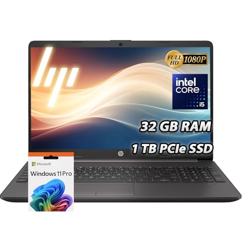 HP 250R-G9 フラッグシップ 15.6インチノートパソコン - 13th Intel Core i5-1335U (Beat i7-1255U) 搭載のスペシャルビジネスエディション - 32GB RAM | 1TB SSD - FHDディスプレイ