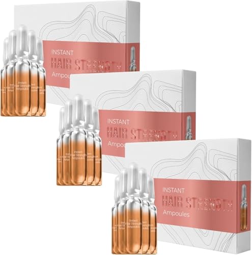 Tratamiento de ampollas capilares, ampollas para fortalecimiento instantáneo, loción intensiva para el crecimiento del cabello, loción fortalecedora, suero para el crecimiento del cabello dañado y