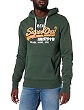 Superdry Herren VL AC Hood BB Hooded Sweatshirt, Enamel Green, L