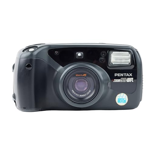 Pentax IQ Zoom 90WR Weather Resistant Compact 35mm P&S Film Camera (Renewed)