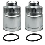 2PCS 5876101570 Fuel Filter Fit for ISUZU NRR NQR NPR NPR-HD 4JJ1 3.0L 4HK1 5.2L 2005-2022 High