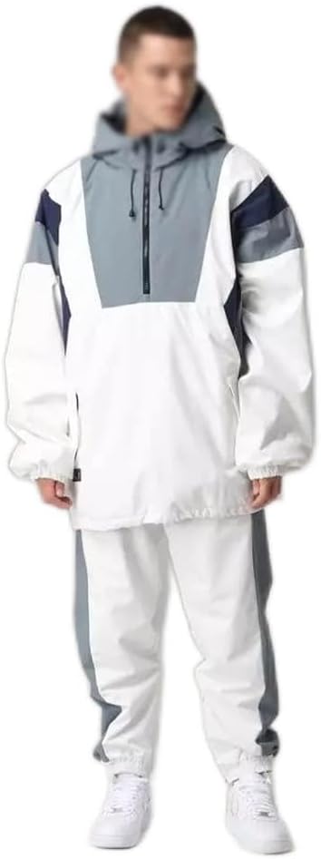 Outdoor Ski Jacket and Pants Men Hoodie Snowboard Suit Winter Warm