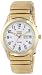Seiko Men's SNE064 Gold Tone Solar White Dial Watch