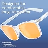 DreamGaze 99,9% okulary blokujące niebieskie światło dla lepszego snu – okulary męskie z ochroną przed niebieskim światłem – okulary do gier komputerowych klasy premium