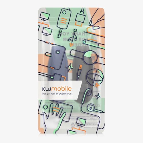 kwmobile Clip Halter kompatibel mit Xiaomi Mi Band 10/9 / 8 - Silikon Fitnesstracker Halterung - ohne Tracker