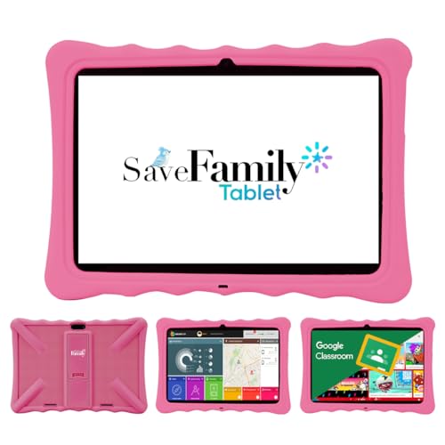 SaveFamily Tablet Evolution 10'. Tablet para niños con conexión Y Datos. Doble Control Parental,...