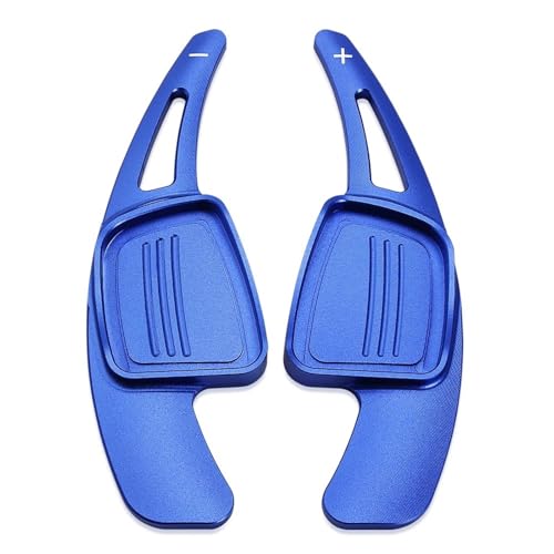 �p�h���V�t�^�[�J�o�[ Compatible With TT TTS 2015-2017 A3 S3 Q2 Q5 S4 B9 A5 S5 2017 Q7 A4 B9 2016-2017 �X�e�A�����O�z�C�[���V�t�g�p�h�������V�t�^�[�X�e�b�J�[��(Blue)