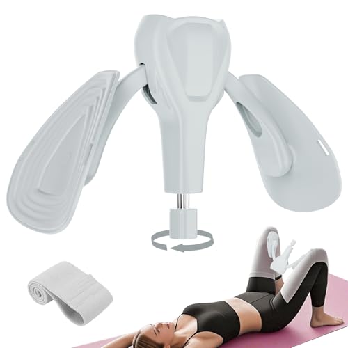 Máquina de Ejercicio para Piernas Glúteos y Suelo Pélvico con Banda Elástica – Tonificador Muscular para Mujeres – Kegel Trainer Fitness Casa Abdomen Muslos Brazos