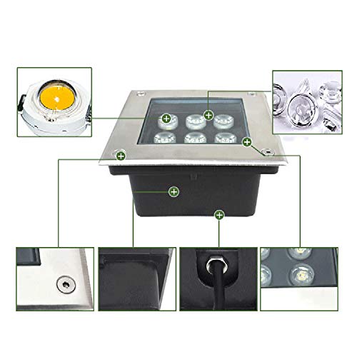 Spot LED Encastrable Extérieur Jardin Éclairage Intégré Imperméable Souterrain - 3