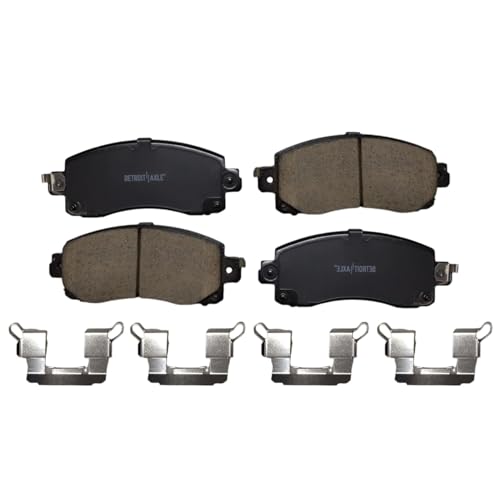 Image of Detroit Axle - Brake Kit for 2020-2025 Subaru Outback Legacy 2022-2024 WRX | Disc Brake Rotors Replacement Ceramic Brake Pads with Hardware: 12.44 inch inch Front and 11.81 inch inch Rear Rotor