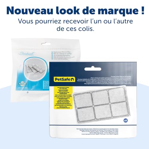 PetSafe - Cartouches Filtrantes de Rechange Drinkwell pour Fontaines à Eau Original, Platinum et Mini pour Chien et Chat – Materiel Naturel - Lot de 3 – vue 2