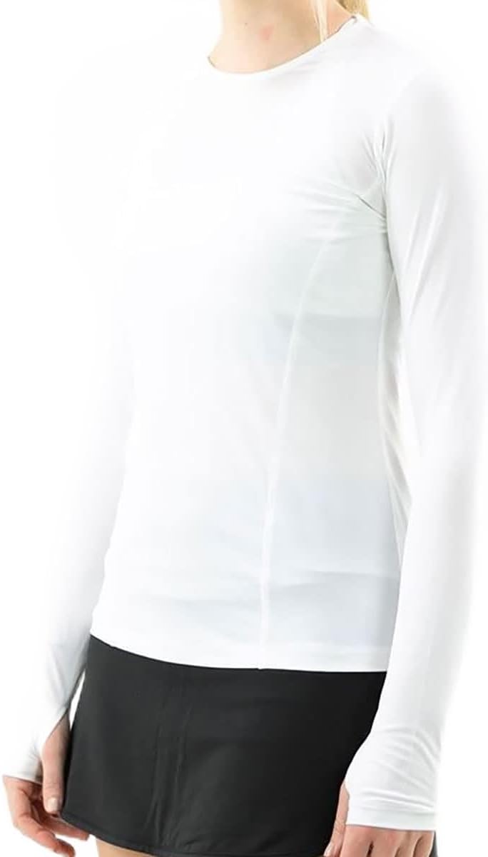 Fila UV Blocker Womens Long Sleeve Tennis Shirt - White 100 / XL