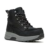 Wolverine Men's Ride Performance Waterproof Composite Toe Wedge Construction Boot, Black, 9