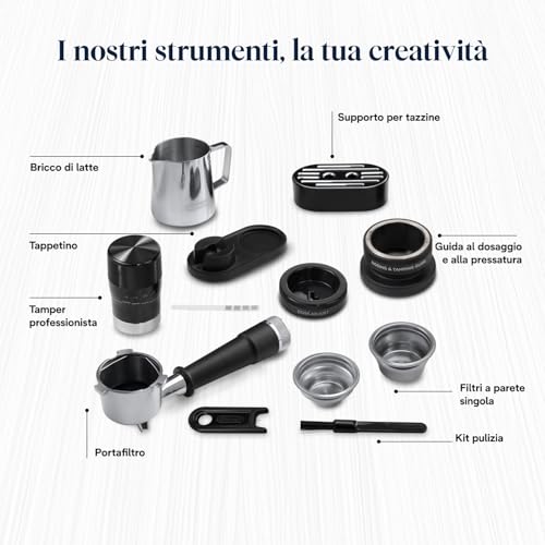 De’Longhi La Specialista Touch – Perfetto Macchina Da Caffè Espresso, Macinacaffè Integrato, 10 Bevande Incl. Cold Brew In Un Solo Tocco, Montalatte Automatico E Manuale, Touchscreen, Metal (EC9455.M) - 9