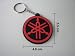 Yamaha Circle Logo Rubber Keychain / Keyring ATV YM03
