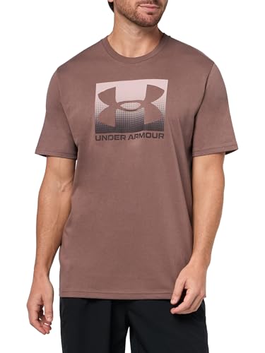 Under Armour T-shirt a maniche corte da uomo con scatola, (256) Sierra Taupe / / Taupe Dusk, S