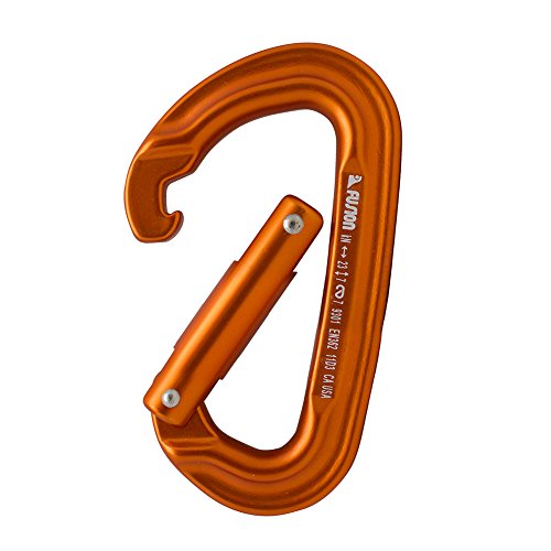 Fusion Climb 11cm Quickdraw with Contigua Orange Straight Gate Carabineer, Blue/Orange - Thumbnail 2