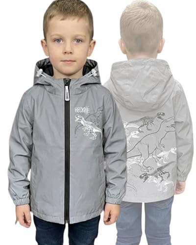 HECKBO Regn- & Vindjacka för Barn – Reflekterande Material – För Pojkar 4 år