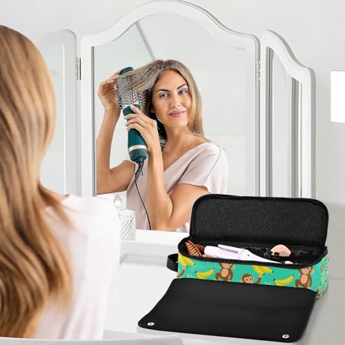 Bolsa de Viaje con Almohadilla Resistente al Calor para Herramientas de Cabello miniatura 6