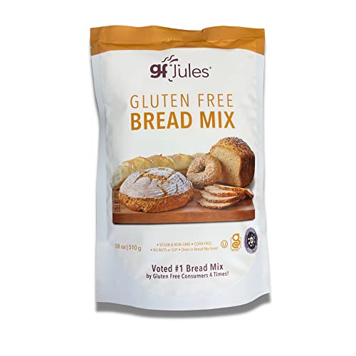 gfJules Certified Gluten Free Bread Baking Mix No Grit, NonGMO