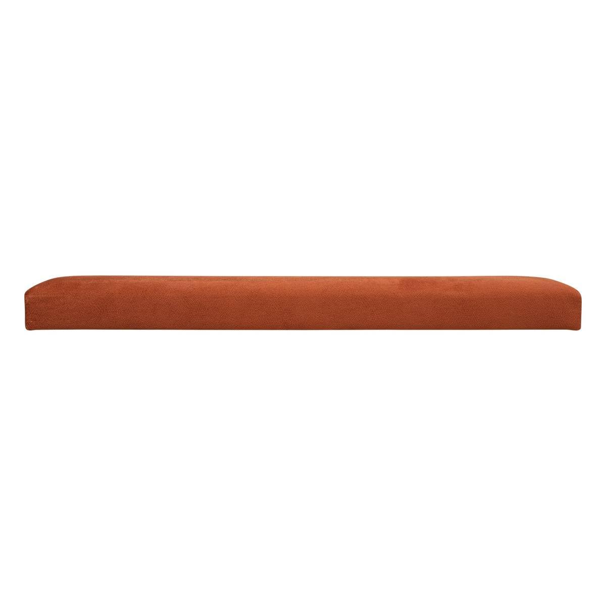Atmosphera - Banco Plegable con almacenaje Lilou en Terciopelo ámbar, 76 x 38 x 38 cm - para salón, Dormitorio y cabecera de Cama