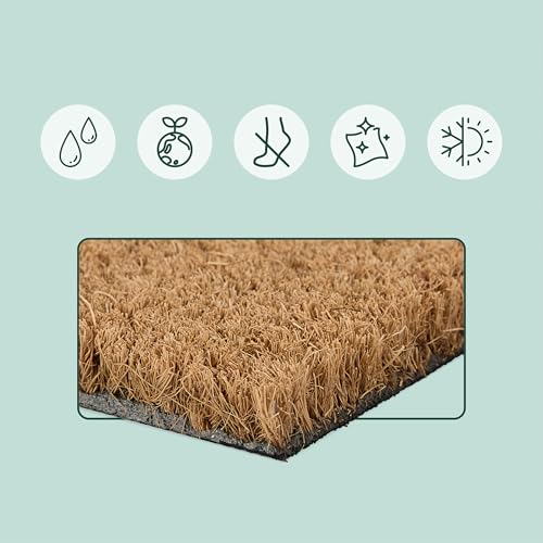 Paillasson Coco Relaxdays Tapis Entrée Robuste Haute Densité - 6