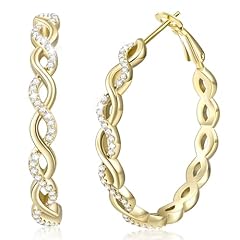 30MM - Round Twisted - Yellow Gold