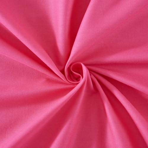 Homiest Hot Pink Cotton Fitted Sheet & Pillowcase Set, King 400TC by Homiest - Used condition - Image 7
