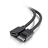 C2G Short Extension Cable, Display Port Cable, Male to Female, Black, 6 Feet (1.82 Meters), Cables to Go 54451