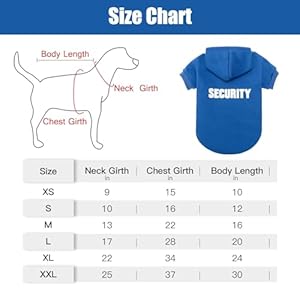 Bingpet security dog hoodies puppy sweater cold weather dog coats soft brushed fleece pet clothes hooded sweatshirt for dog cat   cucciolini doodles