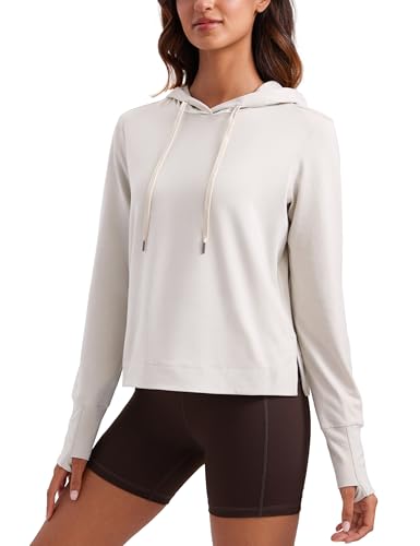 CRZ YOGA Cloud Jersey Pullover Hoodies Long Sleeve Hooded