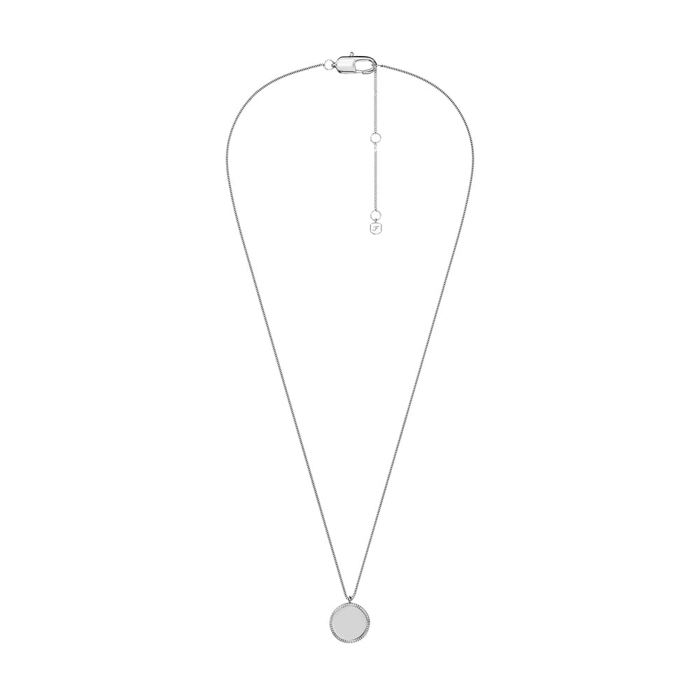 Fossil Ellis Women's Silver-Tone Stainless Steel Necklace, JF04978040