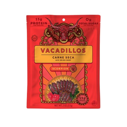 Generic Vaca.dillos Jerky Carne Seca Scorpion 2 Oz Pack Of 8