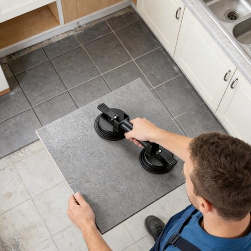 Ventouse pour carrelage outil de ventouse pour meubles sol moquette - 7