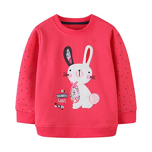 Image of Peacolate 18M-7T Toddler Big Girls Pants Clothing Set 2pcs Cotton top and Jeans
