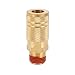WYNNsky Air Quick Connect Fittings Kit, I/M Type 3/8'' MNPT Brass Coupler with Sealand, Air Compressor Fittings