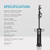 Flashpoint 12.8' Folding Wheeled Base Stand with Boom Arm