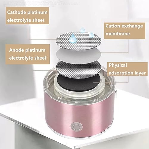 Générateur de bouteille d'eau d'hydrogène en verre borosilicate durable et pur - 5