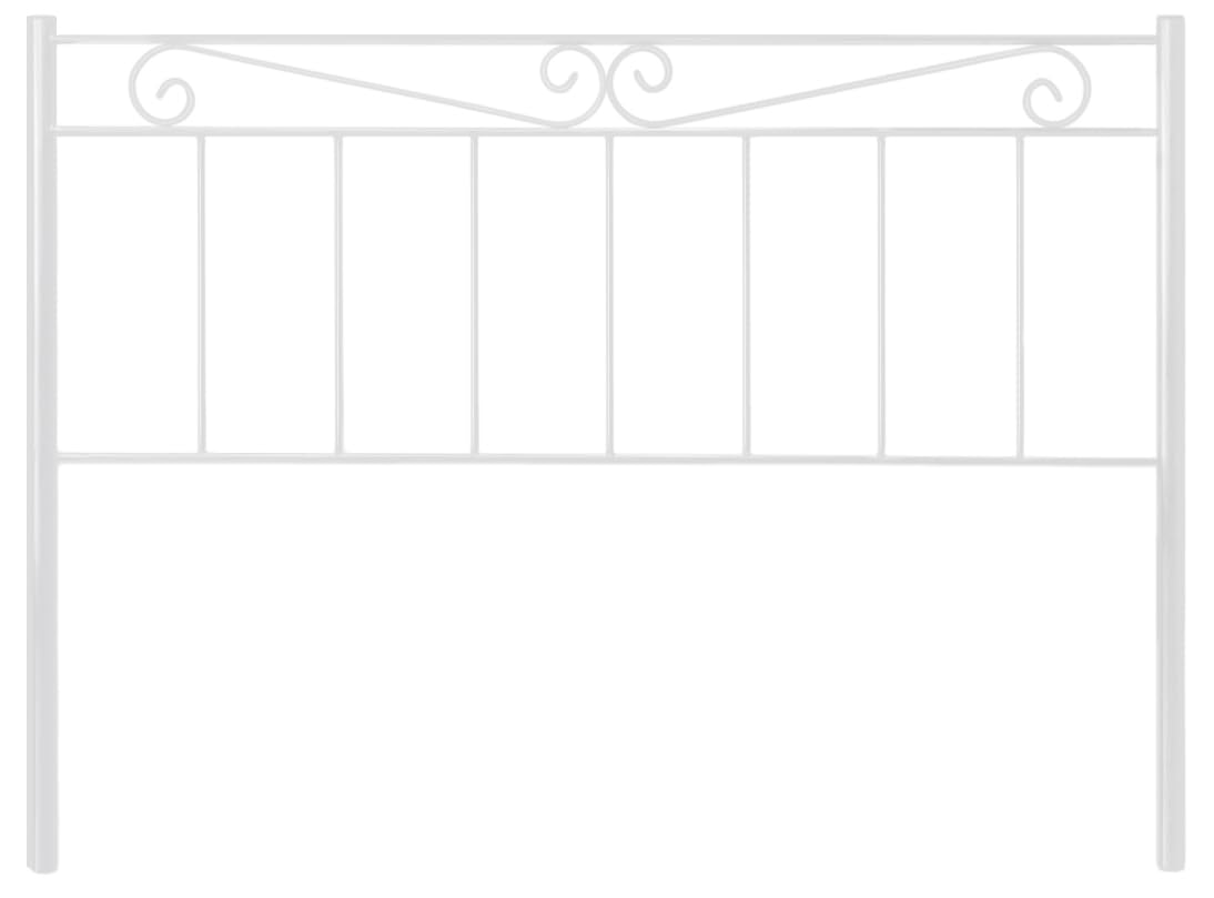 HOGAR24 ES | Cabecero de Forja Mod.58 | Camas de Matrimonio y Juvenil | Fabricado en España | Color Blanco | Cama de 135 cm.