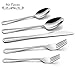 Silverware Flatware Cutlery Set with Knife Fork Spoon, HaWare 40-Piece Quality Stainless Steel Tableware Eating Utensils, Classic Elegant Design for Home Hotel Wedding, Dishwasher Safe