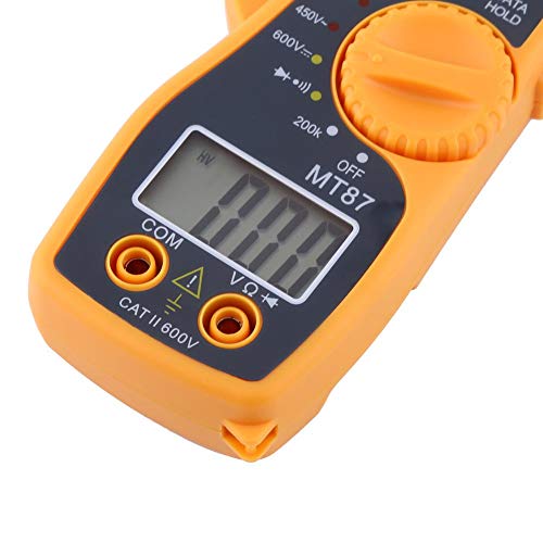 Image of Clamp Meter, Digital Clamp Meter Multimeter AC DC Voltmeter Volt Ohm Amp Tester US with Digital Display for Accurate Measure Voltage, and Current