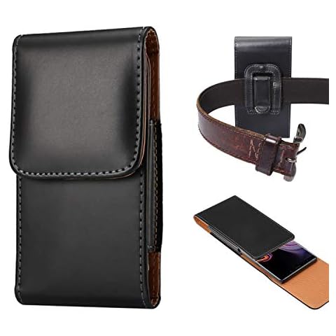 Leather Belt Clip Case For Samsung S21+/S20 Ultra 5G/Note 10 Lite/Note20 Ultra, Belt Clip Holster Case Pouch For Samsung Galaxy A71 5G,A32 5G,A42 5G,A21 Pouch Case Phone Bag Cover
