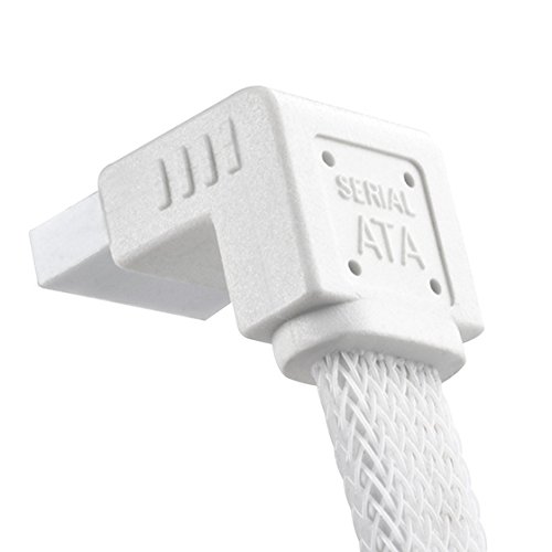 Silverstone 90 Degree Sata Iii With Locking Mechanism, White (Rl-Cp08W) #TOP3