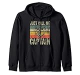 Photo Gallery just call me captain shirt festa del papà pontoon boat felpa con cappuccio Photo Gallery just call me captain shirt festa del papà pontoon boat felpa con cappuccio