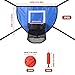 lasuroa Trampoline Basketball Hoop Set, Trampoline Basketball Hoop Attachment Waterproof Basketball Goal for Trampoline Soft Basketball Game Accessories for All Ages Basketball Lovers(Blue)