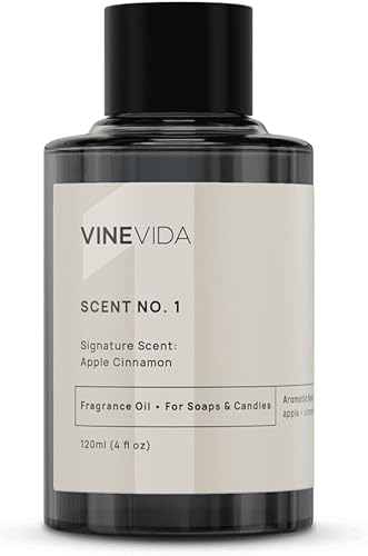 Miniatura 886 de VINEVIDA [4 onzas] Aceite de fragancia de madera de teca de caoba para fabricación de velas y fabricación de jabón, aromas de velas prémium para