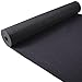 Fitvids All-Purpose 1/4-Inch High Density Anti-Tear Exercise Yoga Mat with Carrying Strap, Black