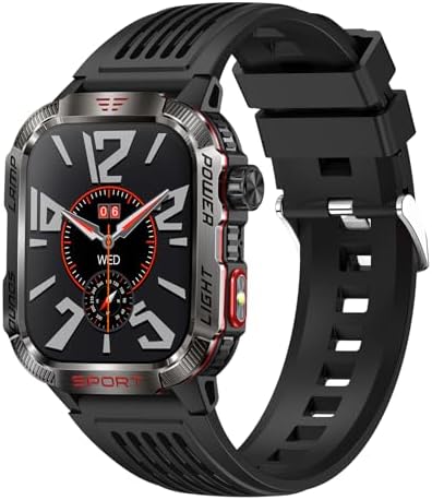 Smartwatch Esportivo com Pulseira de Silicone, Display Digital, M...